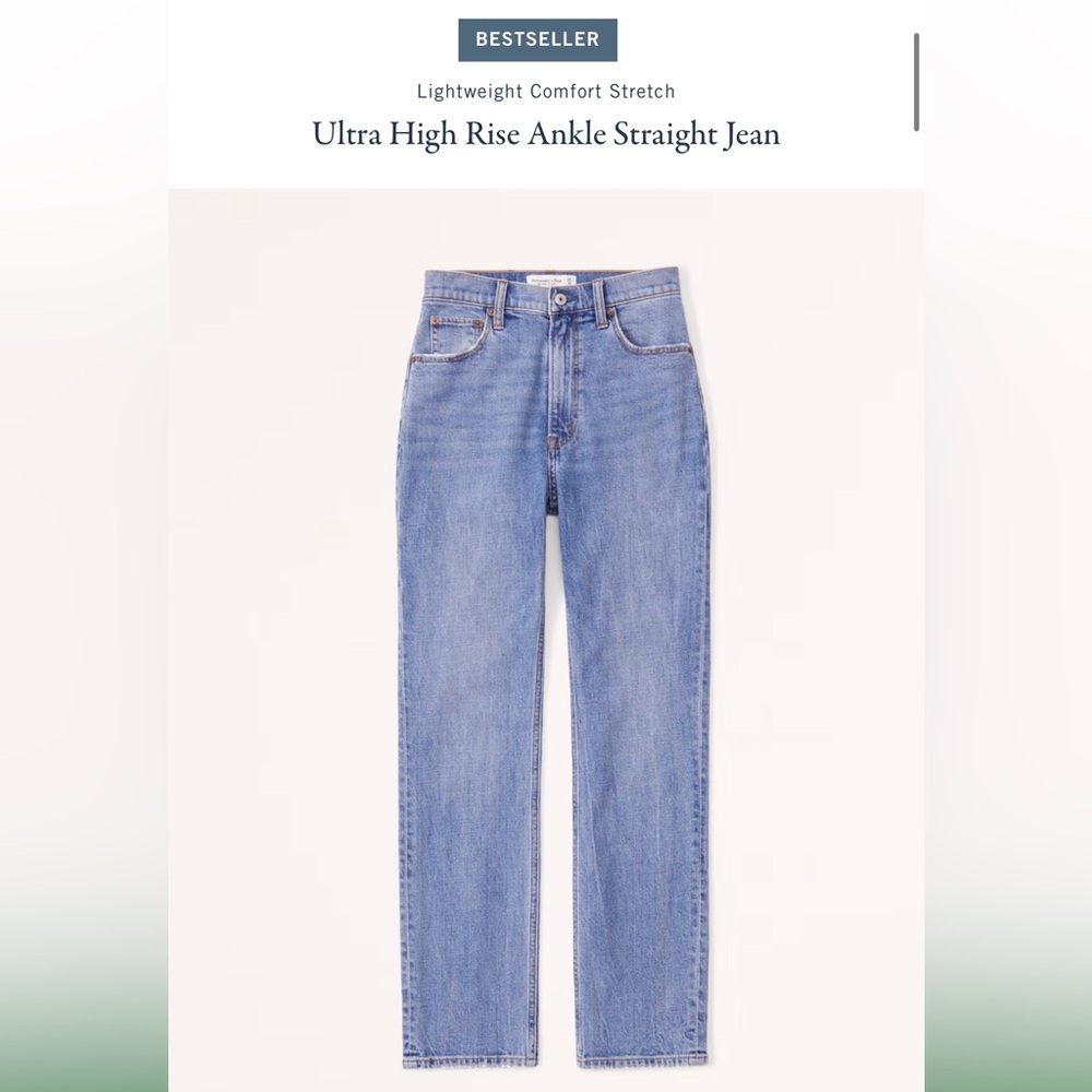 Abercrombie Ankle Straight Jeans